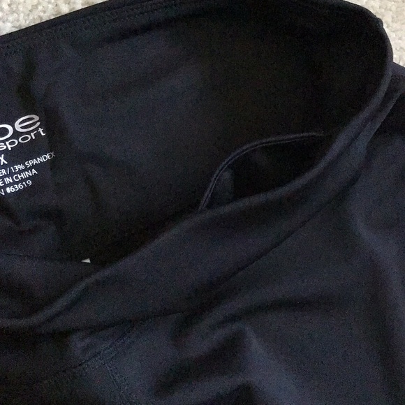 SOLD - Bebe Sport Rhinestud Logo Black Legging - NWT - Picture 8 of 12
